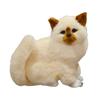 Cute Simulation Sit Cat Plush Toys Soft Stuffed Kitten Model Fake Cat Realist Animals For Girls Birthday Valentine's Day Gift