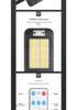 Ultra-Bright Outdoor LED Solar Street Light with Human Motion Sensor and Remote Control, Waterproof for Courtyards and Walkways