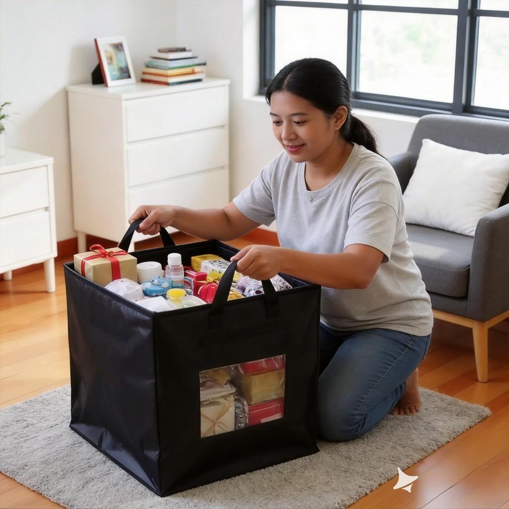 Heavy Duty Balikbayan Bag With Waterproof Pe For Home Organizing And Moving