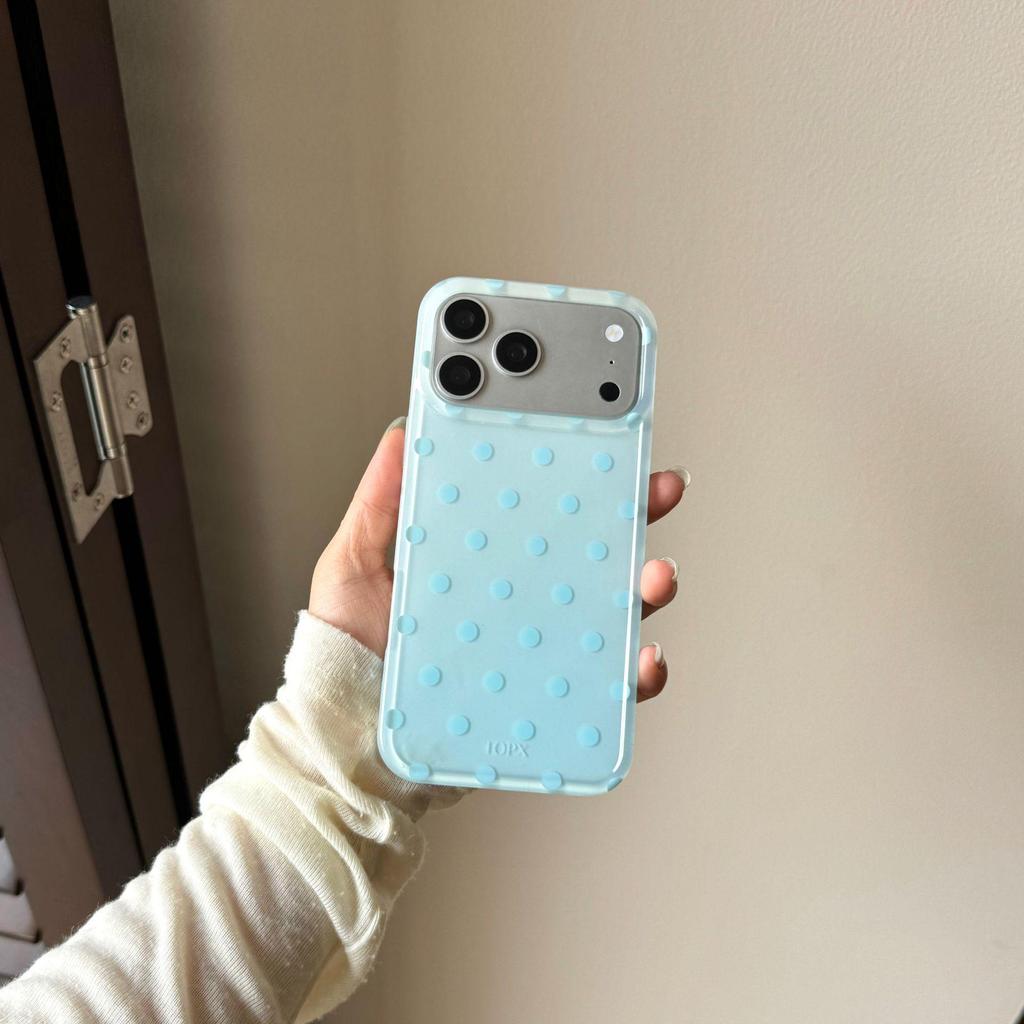 Summer Gradient Polka Dot Case for iPhone 17/16/15 Pro Max/14 Pro