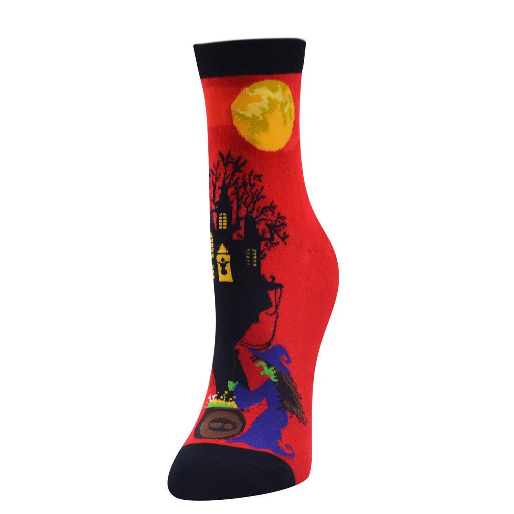Unisex Halloween Vintage Cashmere FashionLong Sock Comfortable Socks