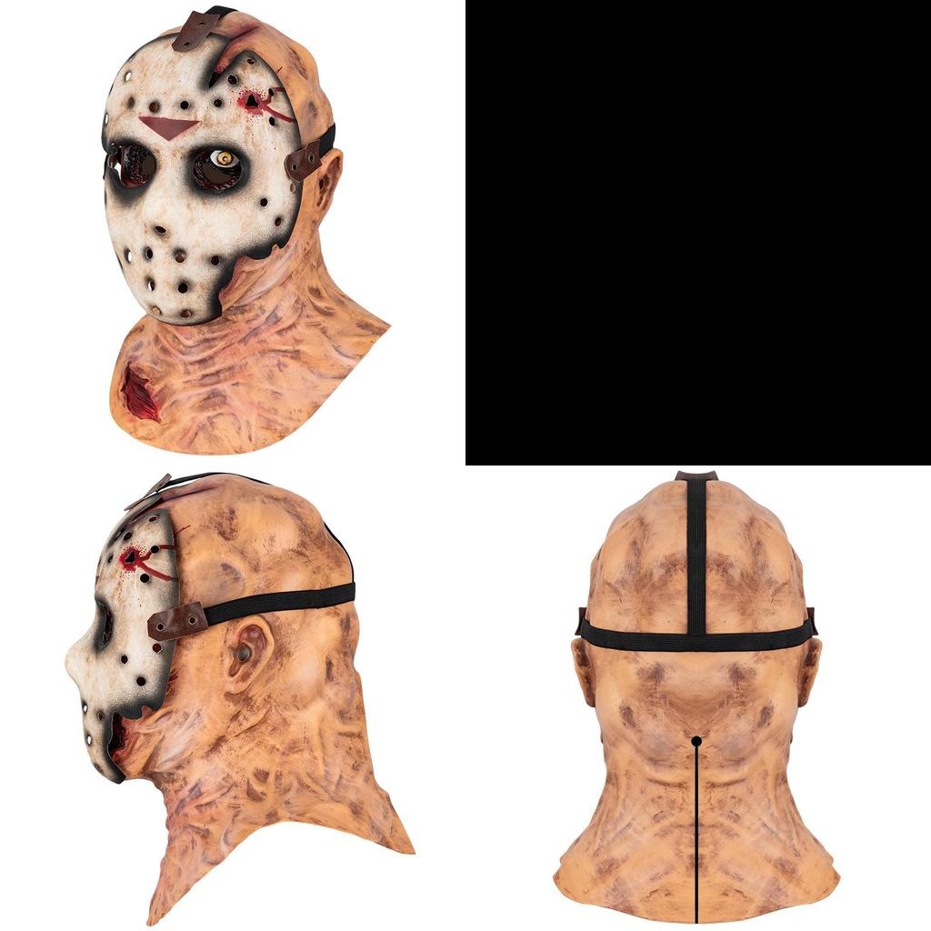 Maska Halloweenowa Jasona Voorheesa Do Cosplayu I Odgrywania Ról Lekka I Wygodna