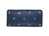Paul Smith Mixed Doodle Women's Round Zip Long Wallet, Navy