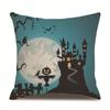 Halloween Linen Pillow Cover Printed Pillow Cover