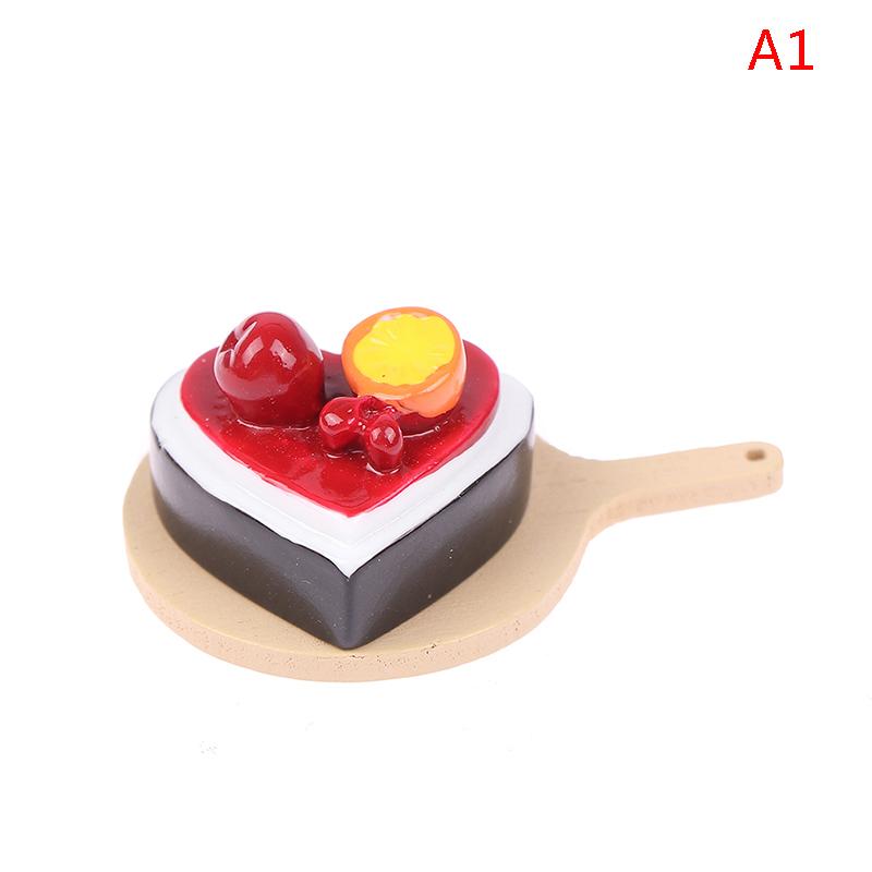 1-3PCS 1:12 Dollhouse Miniature Silver Rectangular Food Tray Mini Cake Fruits Plate Modle Furniture Doll House Decor Accessories