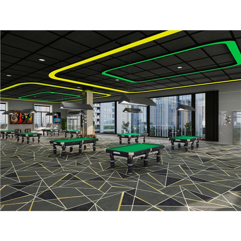 Billiard Hall Nylon Carpet: Waterproof, Fireproof, Full Coverage for Commercial Use