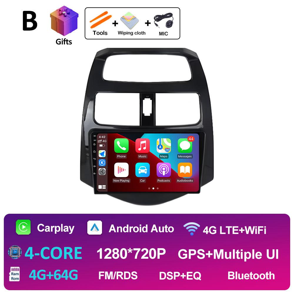 Intelligent System GPS Navigation For Chevrolet Spark Beat Matiz Creative 2009 2010 2011 - 2016 Cooling fan Android Auto No 2din