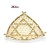 Desktop Ornament Bamboo Fruit Basket Bread Fruit Miniature Storage Baskets Creative Pastry Plate