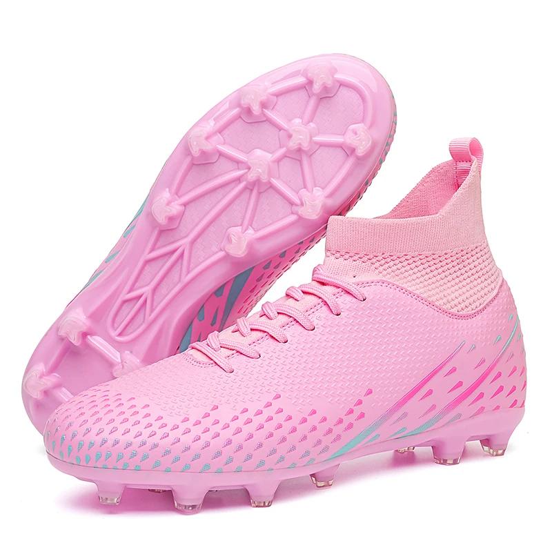 

New Men Football Boots Ultralight Non-Slip Non Slip Fg Turf Futsal Sport Indoor Soccer Shoes Comfortable Grass Adult Cleats 35