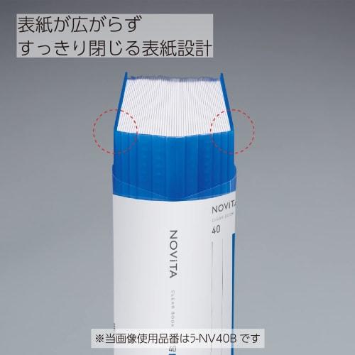 KOKUYO File Clear Book Novita A4 20 Sheets Transparent 3 Book Pack 99K La-NV20TX3