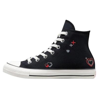 All Star Vielseitig Lässig Bequem High-Top Canvas Schuhe Schwarz Damen