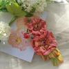 Personalisierter Echtleder Handgefertigter Blumen Taschenanhänger Kundenspezifische Geschenke für Mutter Valentinstagsgeschenke