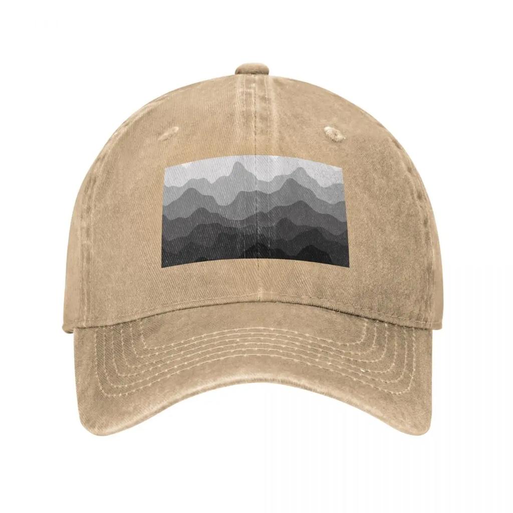 Grey mountains Baseball Cap summer hat Luxury Hat Hip Hop dad hat Elegant Womens Hats Unisexs