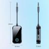 2 In 1 Bluetooth 5.4 Receiver Transmitter 3.5mm AUX Jack Airplane USB Dongle Wireless Audio Adapter For TV PC Speaker Car Kit