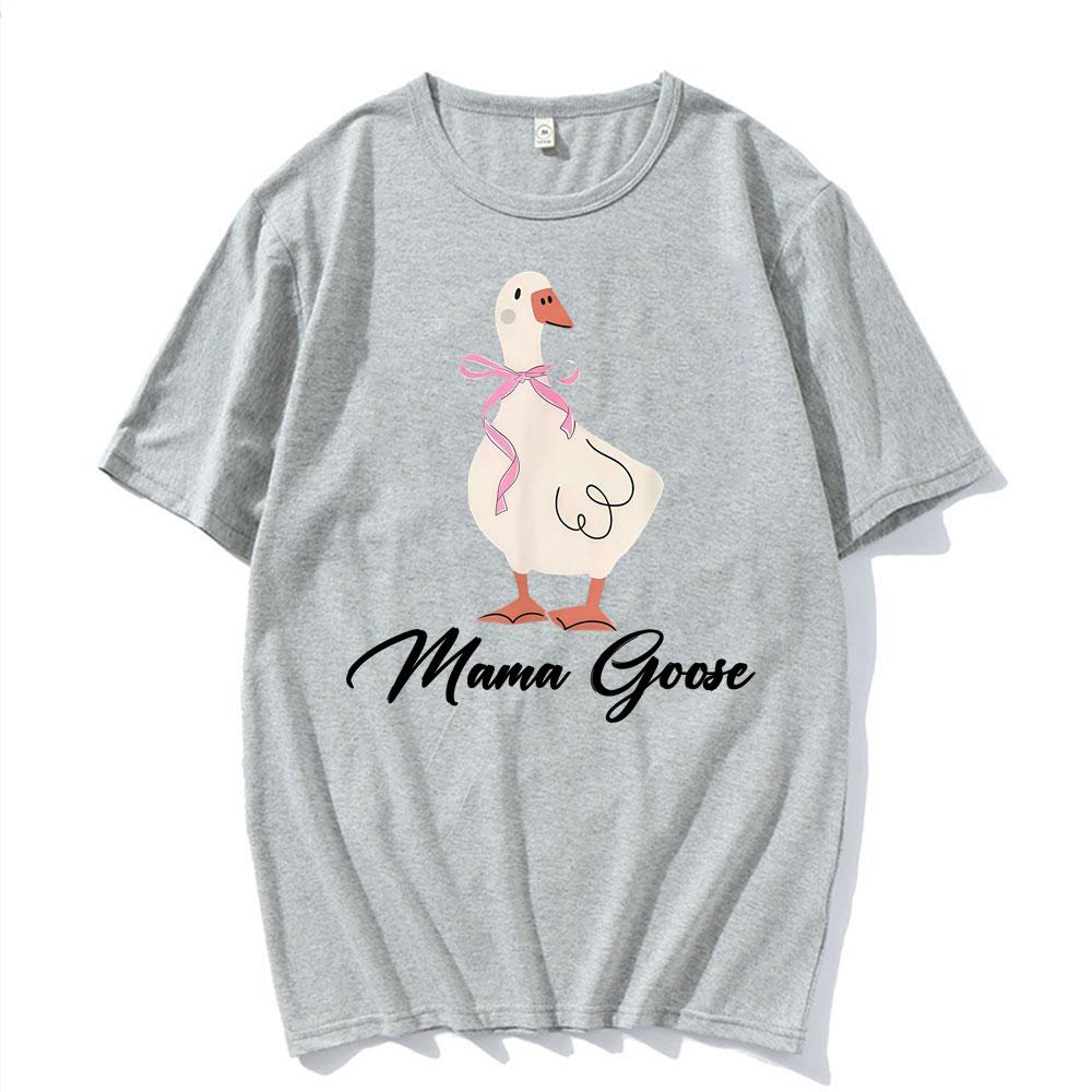 Funny Mama Goose Meme Graphic T Shirts Men Women Fashion Humor Casual Short Sleeve Tee Shirt Summer ONeck 100 Cotton Tshirts