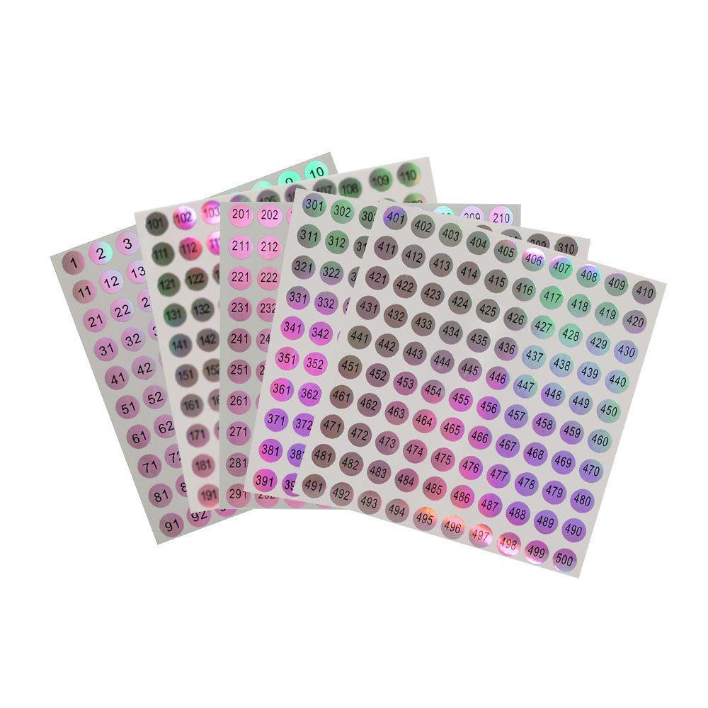 Craft Classification Sticky Package Label Diamond Paint Storage Self Adhesive Tags Digital Label Number Stickers Waterproof