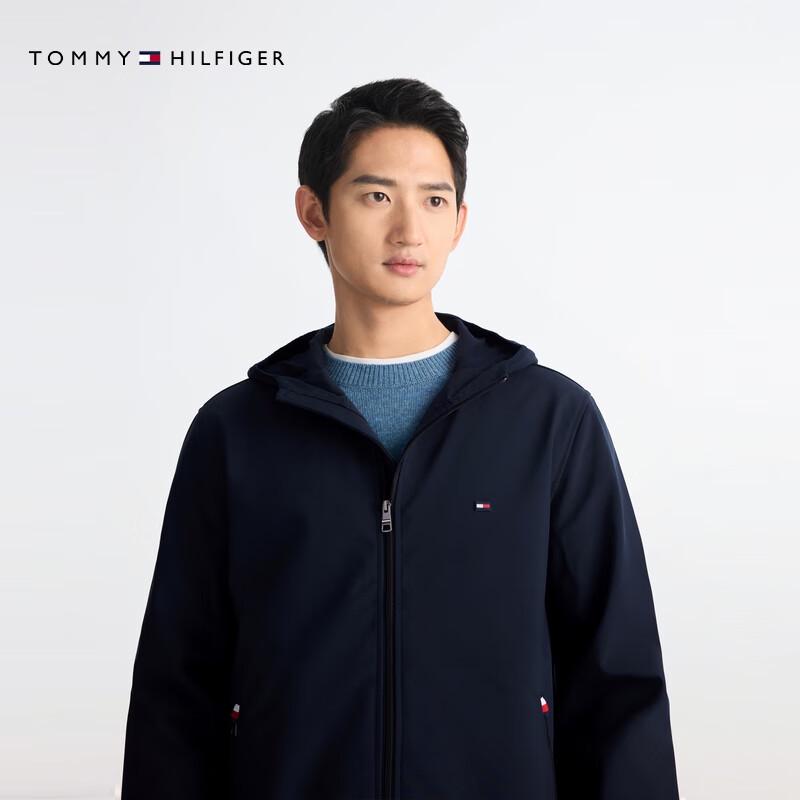 Tommy Hilfiger Men's Waterproof Microfleece Hooded Softshell Jacket