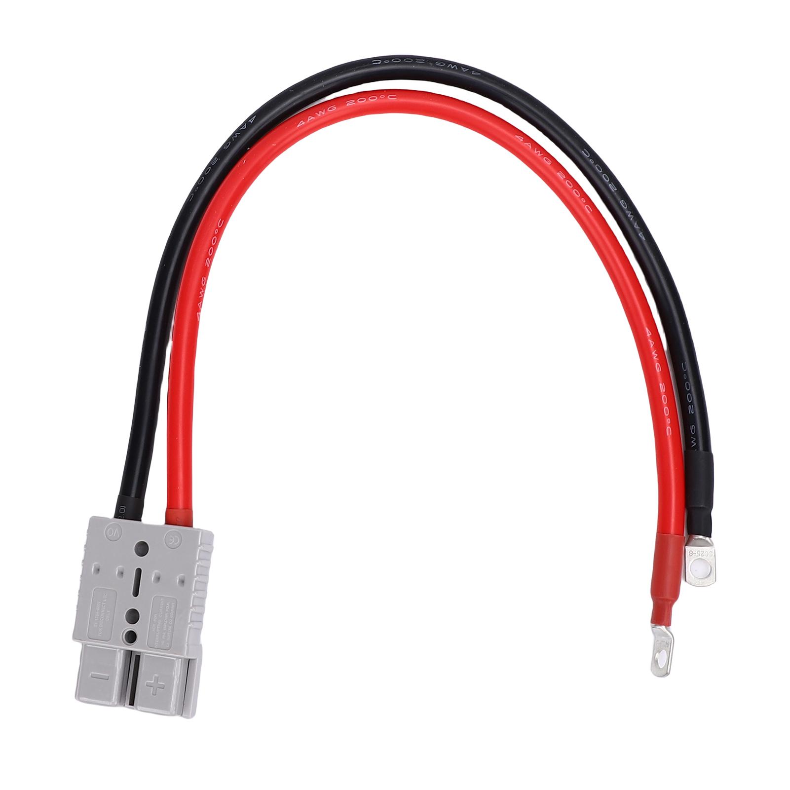 

175A Forklift Connection Cable for Connector Battery Connect Disconnect Cable 4AWG 25mm² Silicone Wire with SC25-8 Terminal