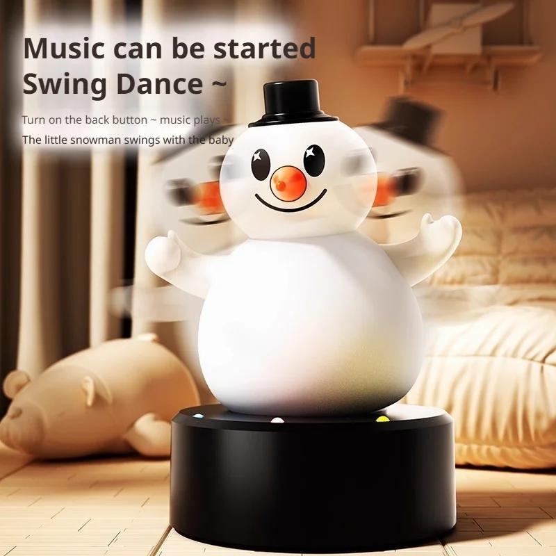 Christmas Snowman Doll Can Sing And Record To Learn To Talk Not Fall Down Silicone Snowman Desktop Ornaments Children's Gifts