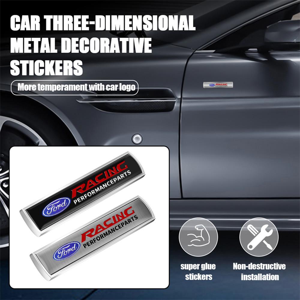 AAAMQ1 Car Styling Body Trunk Sticker Badge Decoration Auto Accessories For Ford Mondeo Mk4 Mustang Max Fiesta Mk7 Kuga Focus Mk2 Mk3