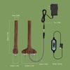 Heated Bird Perch 5W Bird Warmer Bird Perch Stand Heater For African Grey Parakeets Cockatiels Parrot