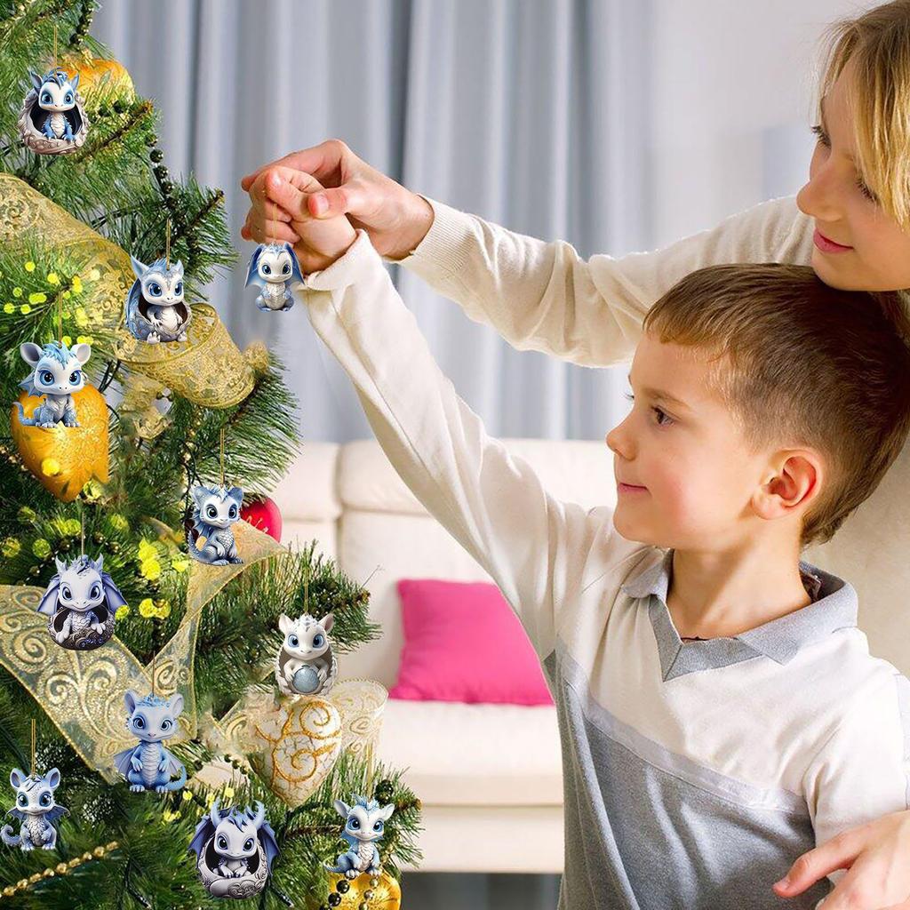 Hjemmeinnredning 2024 Jule-adventskalender Adventskalender Samleobjekt 2D morsomt dyresett Jubileumssamlerobjekt Home Decor