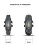 Garde-boue arrière universel pour Chunfeng Bobo Petit Singe Feizhi 250 Moto Électrique