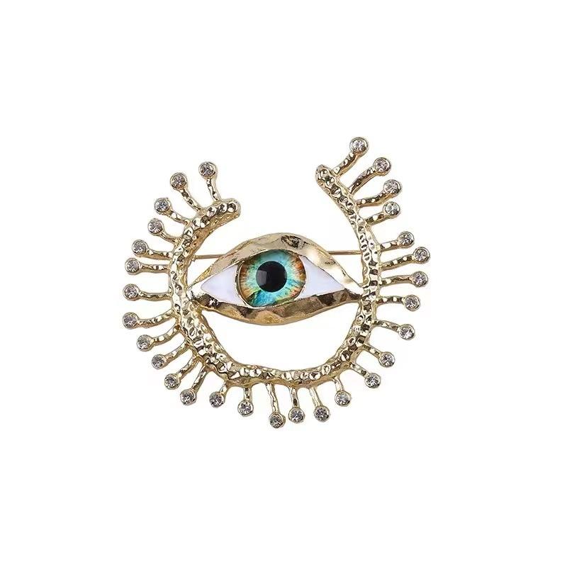 Exaggerated Personality Devil's Eye Creative Asymmetrical Eye Earrings Medieval Temperament Heavy Industry Earrings Earrings Women