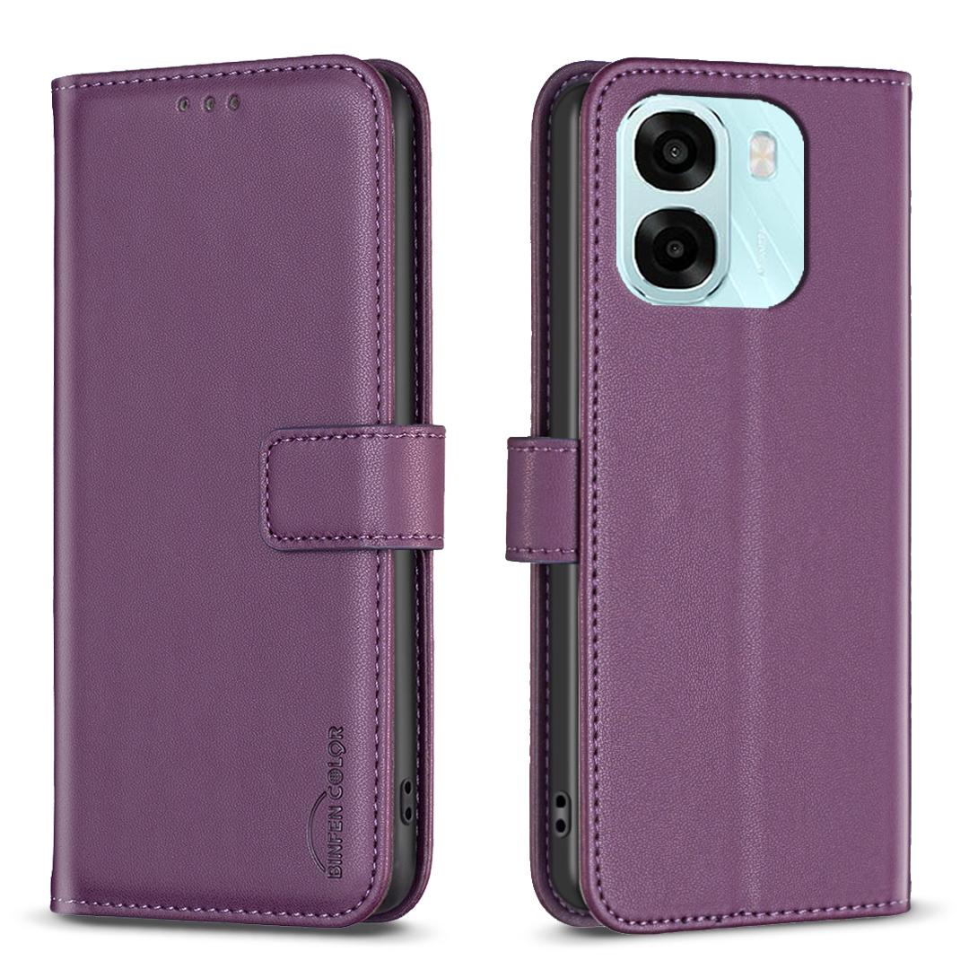 

For Oppo A6x 5G/Oppo A6x 4G/Oppo A6 5G Phone Case BINFEN COLOR BF17 Wallet Folio Flip Leather Cover