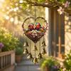 Goose Wind Chime with Bells Eagle Decorative Chain Garden Decoration Bird Hanging Pendant  Home