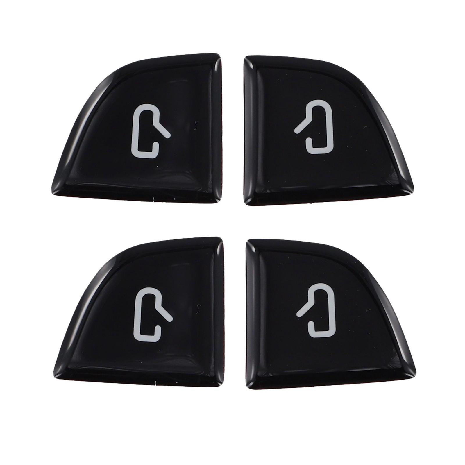 

Carbon Fiber Material Window Switch Decor Easy Installation Kit Black