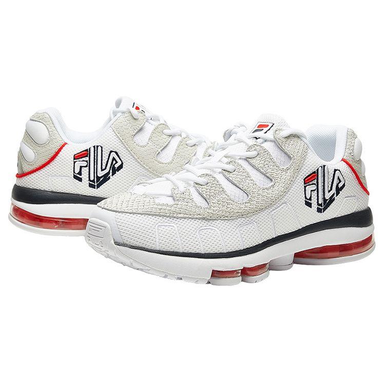 FILA Silva Trainer Mesh Fabric Sports Comfort Low Top Casual Shoes Men sneaker White F12M931102FWT