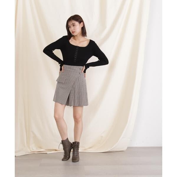 [Jill by Jill Stuart] Front Hook Knit