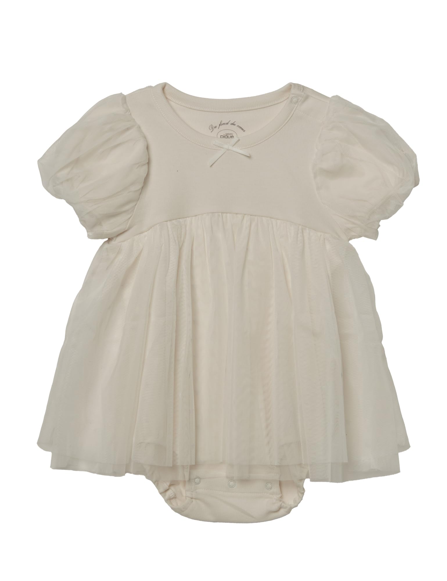 

Детский комбинезон со звездами из тюля PBCO241430 OWHT 70 [мороженое пике]