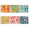 100Pcs Ball Pit Balls Thickened Eco-friendly Smooth Reusable Bite-resistant Hand-on Ability PE Material Macaron Color Pit Balls Kindergarten Toy