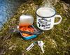 Gift Set for a Fisherman - Enamel Mug, Multi-tool and Keychain