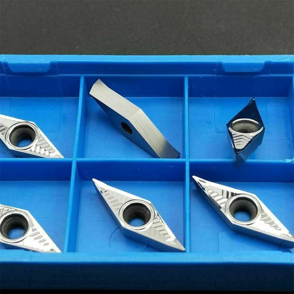 

High Quality Nice Portable Pratical Aluminum Inserts Tools 10 Pcs 10* Aluminum CNC Turning Inserts VCGT110308-AK H01 China Mainland
