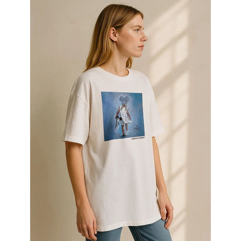 Western Style New Fashion Casual Loose Print round Neck Short sleeve T-shirt Top Printed T-shirt Top