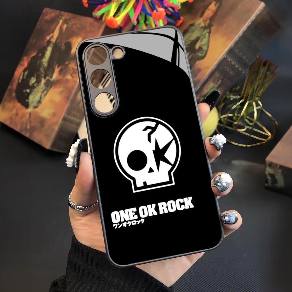 Japan Band ONE OK ROCK Handyhülle Für Samsung Galaxy S25 S24 S23 S22 S20 S21 Note20 Ultra Plus Fe Farbige Silberne Hülle