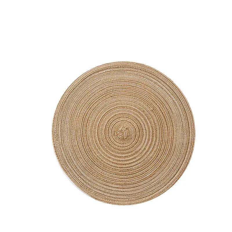 Table Placemats for Table Mat Ramie Insulation Pad Placemats Linen Non Slip Table Mats Home Decoration Pad Coaster