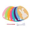 2.5Meters Easter Rabbit Egg Felt Banner Flag for Spring Easter Party Home Wall Decoration Supplies DIY Bunny Hanging Garland