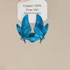 Schmetterlingsohrringe Bunt Blau Elegant Flügel Stecker Trendig Vintage Anhänger Schmuck Party Mode Damen Ohrschmuck Geschenke