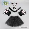 Cute Kitten Cosplay Set: Cat Ears Headband, Paw Gloves & Tail Accessory