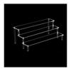 ENN LLC Figure Display 3 Tier Hinadan Acrylic Stand Acrylic Stage (Width 40cm, 3 Transparent Tiers, Width Board 8cm)