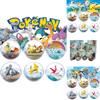 Charming Pokemon 6pcs Poke Ball Toy Doll Models For Unique Tabletop Decoration
