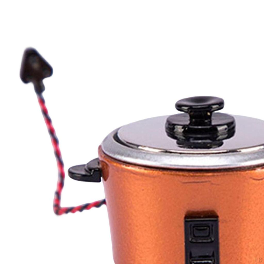 1:12 Dollhouse Rice Cooker Cookware Kitchen Accessories Play Toys Photographic Props