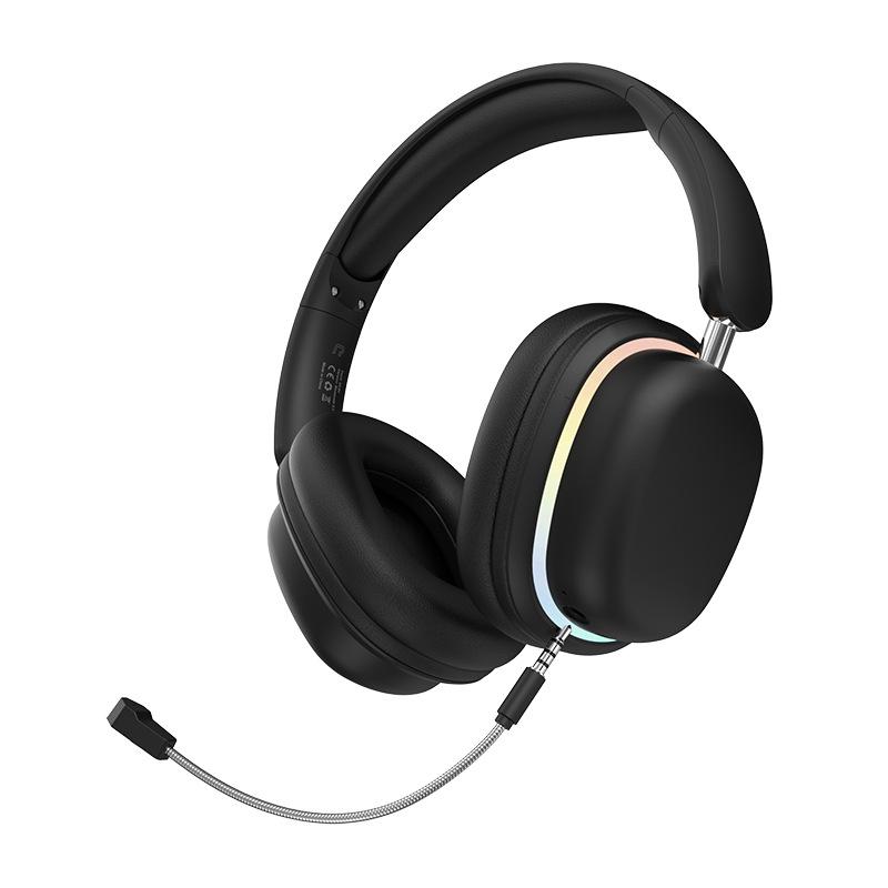 Glowing Wireless Bluetooth Gaming Headphones - Over-Ear with Long Battery Life