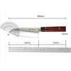 6.5 Inch Deba Knife Single-edged 14C28N Steel Blade Rosewood & Ebony Handle Sharp Slicing Sushi Cleaver Sashimi Kitchen Knives