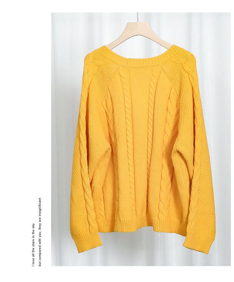 Zhang Yuqi Style Loose Bow Knit Cardigan - Women's Spring Casual Sweater