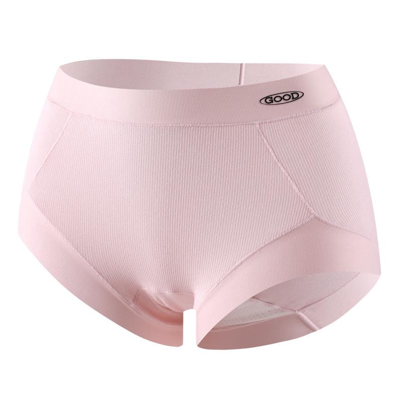 Plus Size Women's Spring and Summer Nude Skin Friendly Breathable 10A Class Antibacterial Extended Crotch Triangle Briefs